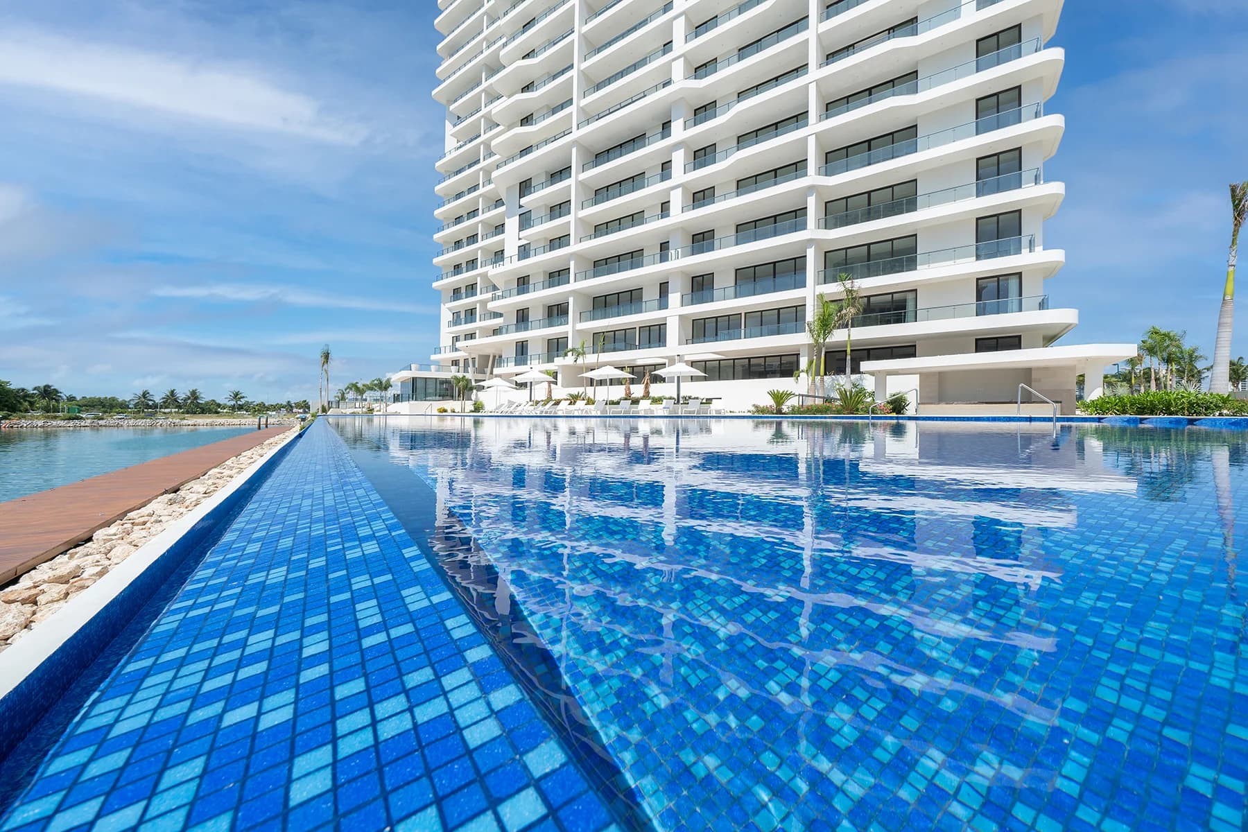 Alberca para adultos en Blume Boutique Condos